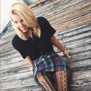 Plaid skirt